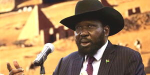 A photo of South Sudan President Salva Kiir. 