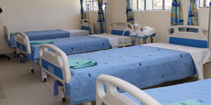 Hospital beds at a Coronavirus isolation and treatment facility in Mbagathi District Hospital on Friday, March 6, 2020.