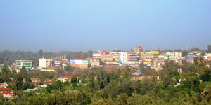 A photo of Embu Town.