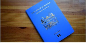 A photo of the Kenyan Passport