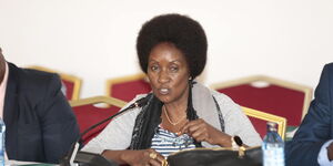 TSC CEO Nancy Macharia before National Assembly committee on Monday May 15, 2023