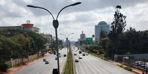 Waiyaki Way Road at Westlands, Nairobi.