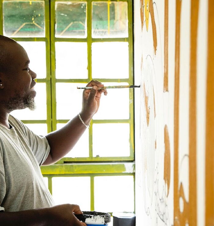 Kenyan artist Michael Soi.