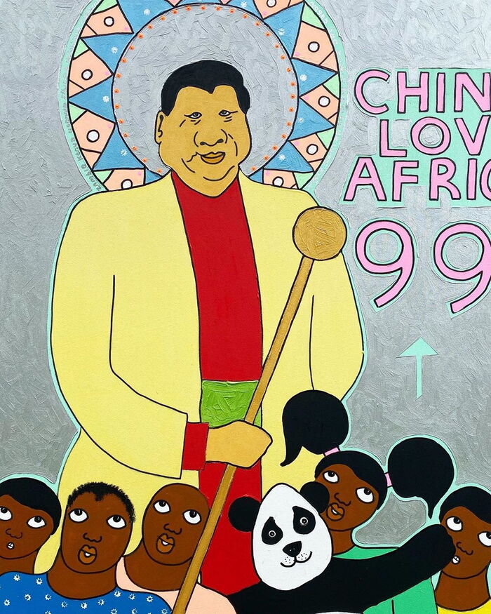 A piece from the 'China Loves Africa' collection.