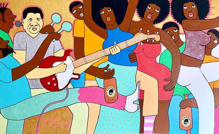 A piece from the 'China Loves Africa' collection.