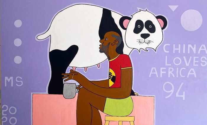 A piece from the 'China Loves Africa' collection.