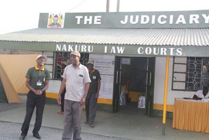the Nakuru Law courts 