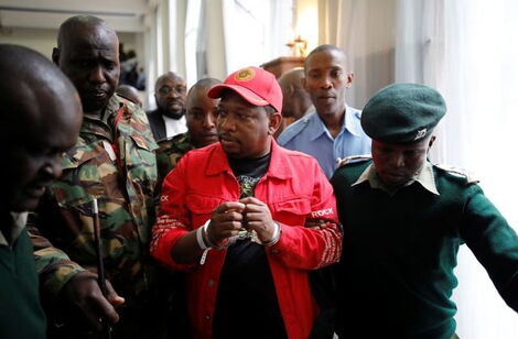 Former Nairobi Governor Mike Sonko in court after he was arrested in 2019