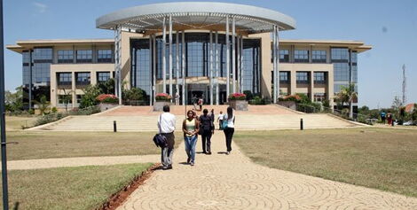 A Library at United States International University-Africa (USIU).