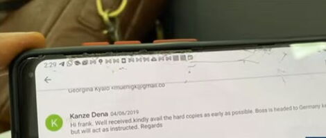 A Sample of a Message the Conmen Sent a Victim Posing as Kanze Dena.