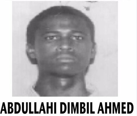 Wanted terror suspect Abdullahi Dimbil Ahmed