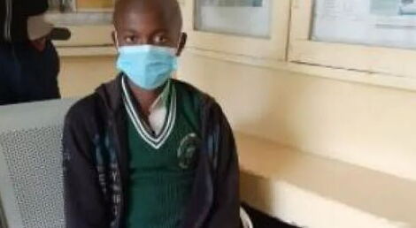 George Masinde at St Joseph Boys High School on Monday, August 2.