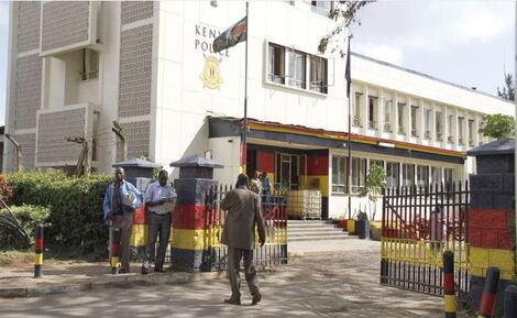 A photo of the Central Police Station in Nairobi