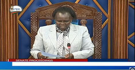 Senator Margaret Kamar's Deputy Speaker in a sitting in the Upper House on Thursday, July 22, 2021