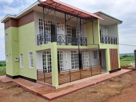 A complete 2-storey prefabricated house
