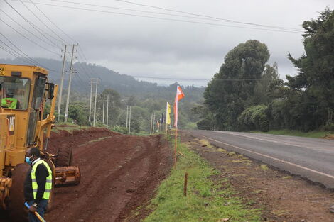 Expansion of the Kenol, Sagana, Nyeri highway.