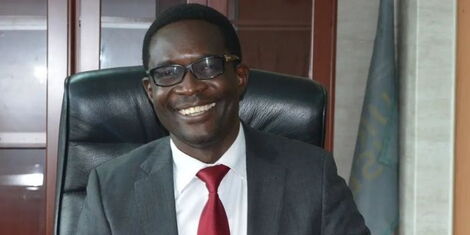 Communications Authority's Director General Ezra Chiloba in his office on October 4, 2021.