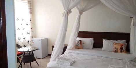 Inside one of the rooms at Marcia Hotel along Mombasa Road