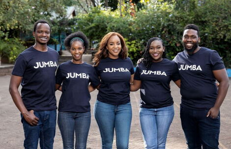 Jumba Company team pose for a photo.