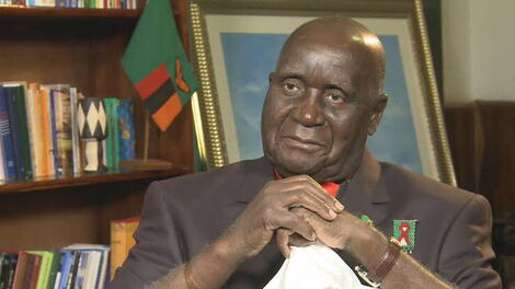 Former Zambian President Kenneth Kaunda