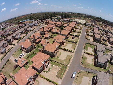 Maisionettes constructed in Runda, Nairobi