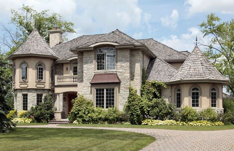 A luxurious mansion 