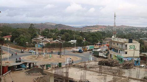 File image of an aerial view of Moyale Town in Marsabit County