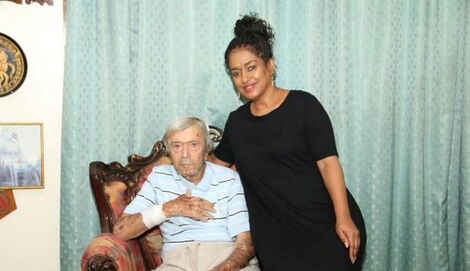 Nairobi Woman Rep Esther Passaris (right) and her father
