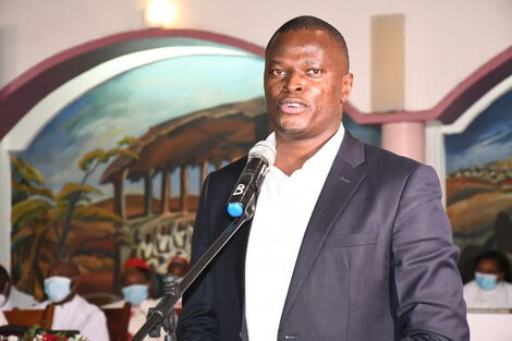 Kiharu MP Ndindi Nyoro Speaking on Saturday August 21