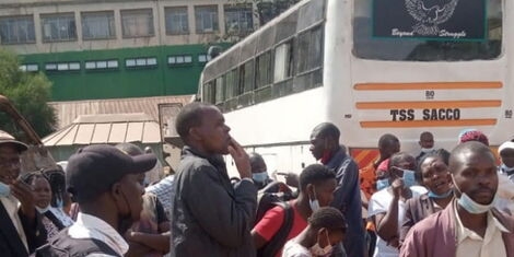 Passengers-of-the-Nairobi-Bound-Bus-at-Kisii-Police-Station-on-Sunday_-July-25_-2021.