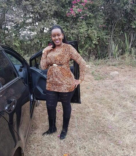 Philomena Njeri, who was allegedly shot dead by her husband at their home in Kiambu on Tuesday, August 3