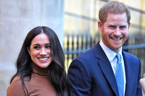 Photo of the Duke and Duchess of Sussex Prince Harry and Meghan Markle taken on June 19, 2020.
