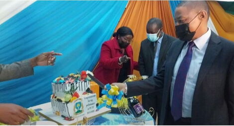 University of Embu celebrate after being ranked the best performing.