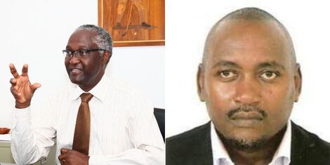 A collage image of James Gitoho (Left) and Wambaa Mungai (Right).