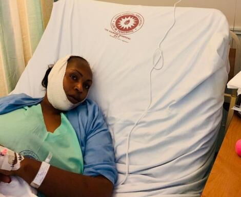 An undated file image of Anne Wanjiru Waiganjo in hospital.