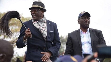DP Ruto with Mr. Muthama at a past event