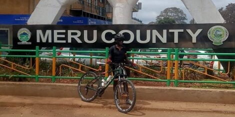Jack Osiro, poses for a photo in Meru County in a past expedition
