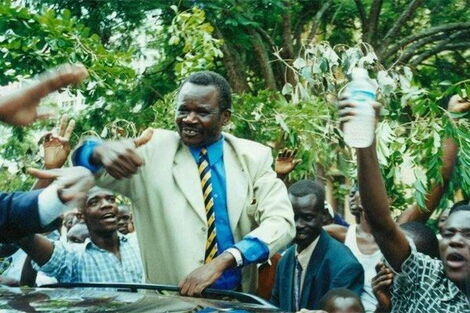 An undated file image of Aggrey Awori