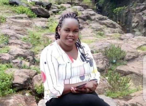 Undated image of wanted police officer Caroline Kangogo