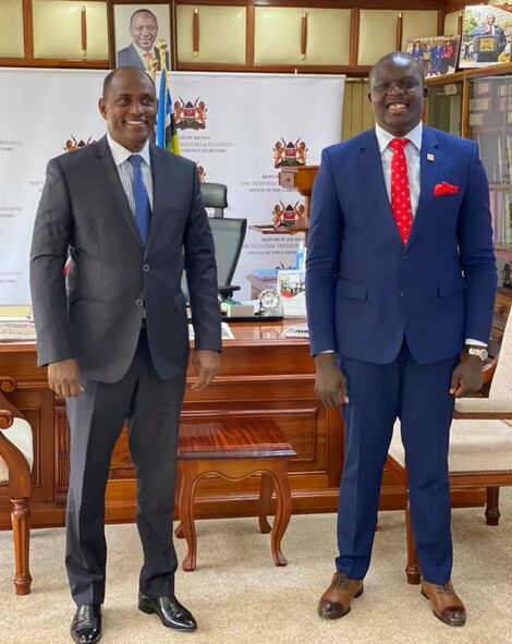 Industrialization and Trade CAS David Osiany with Treasury CS Ukur Yatani