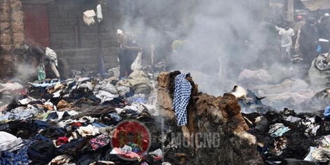 Scenes following the Gikomba Market fire on Friday, August 6