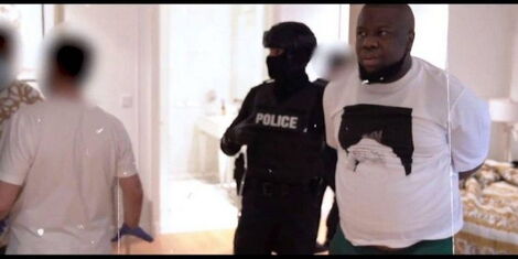Hushpuppi getting arrested