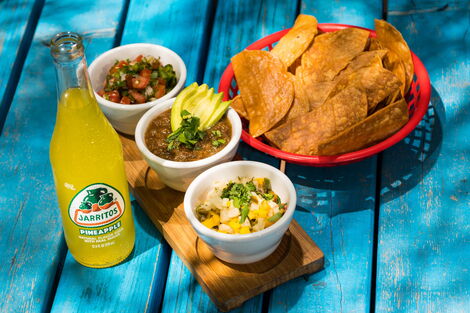 Image of snacks from an online restaurant
