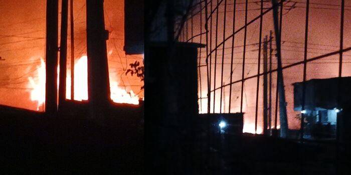 Morning Fire Razes Down Buildings in Nairobi