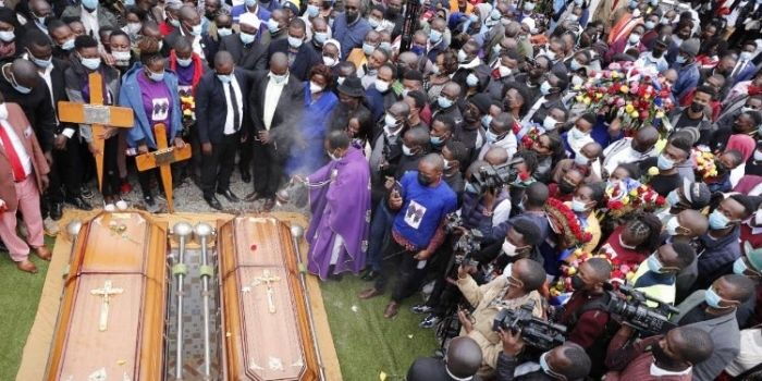 MP Shouted Down During Kianjokoma Brothers Burial [VIDEO]