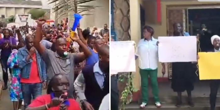 Civil Servants Stage Protest Over Seven Months of Unpaid Salaries