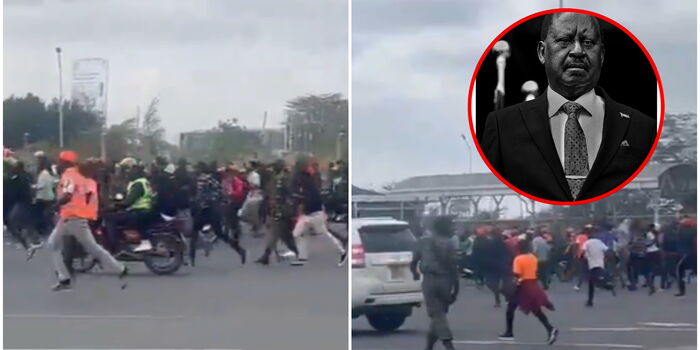 Chaos Erupts at JKIA as Hundreds of Mourners Storm Airport