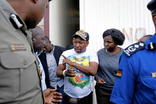 Nairobi Governor Mike Sonko escorted to the EACC headquarters on December 6, 2019.
