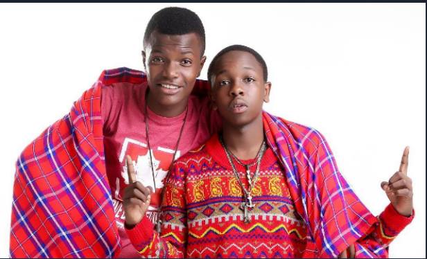 Machachari actors Kamau Mbaya (left) and Malik Lemuel Mbelle