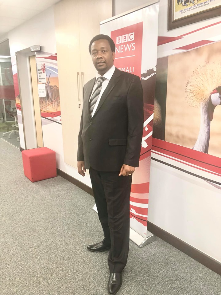 Pastor Godfrey Migwi. He has landed a job at BBC Swahili.